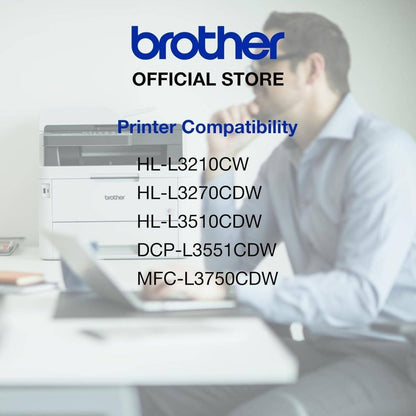 Brother Genuine TN273BK Standard Yield Black Ink Printer Toner Cartridge, Prints up to 1,400 pages