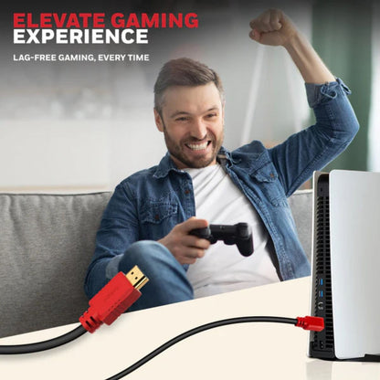 Honeywell High-Speed HDMI v1.4 Cable with Ethernet, 3 Mtr (9.84 ft), 10.2GBPS,Supports 3D/4Kx2K Ultra HD Resolution, for All HDMI- Enabled Devices