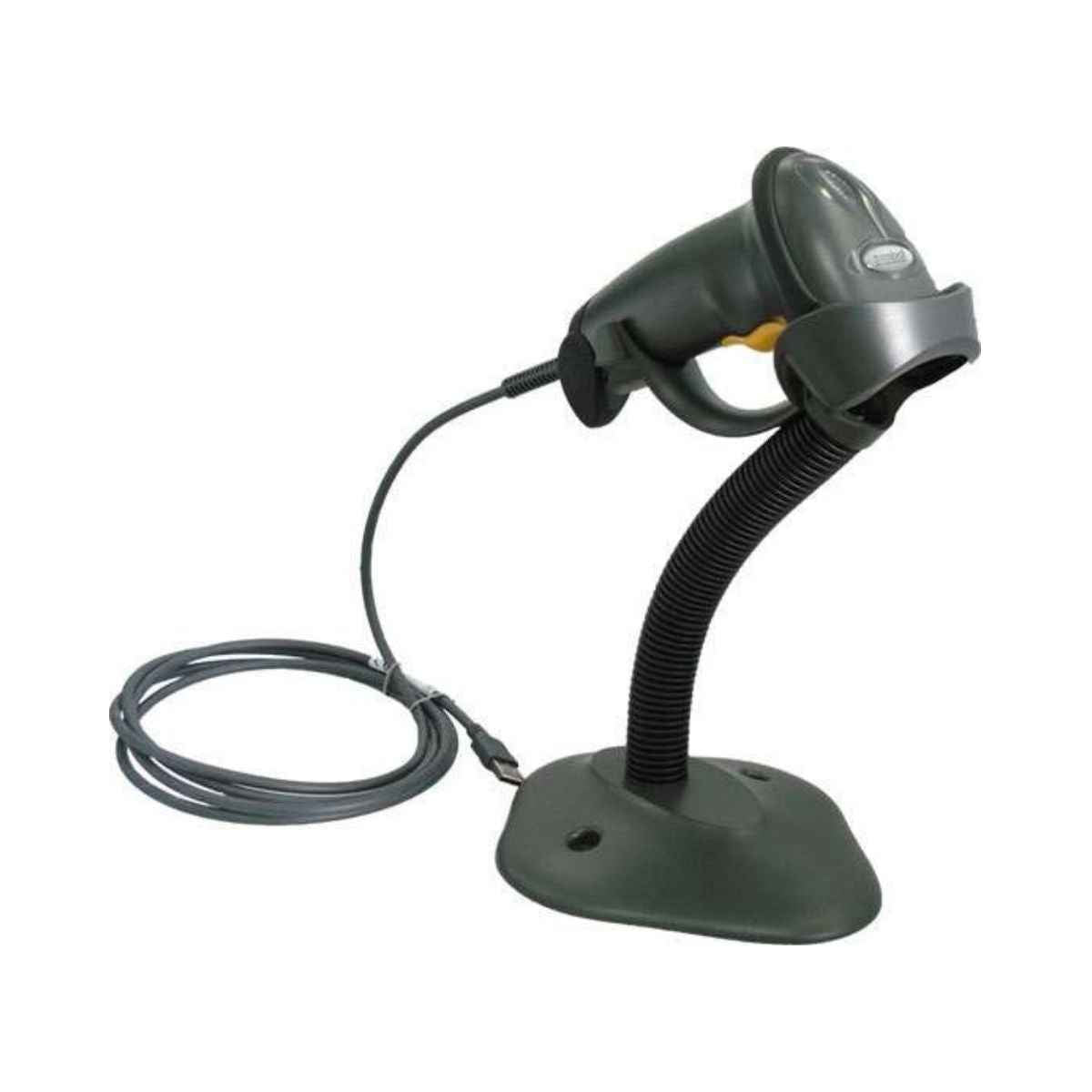 Zebra Symbol LS2208 General Purpose Handheld Barcode Scanner | 1D Laser Scanner | USB Kit with Stand | LS2208-SR20007R-UR