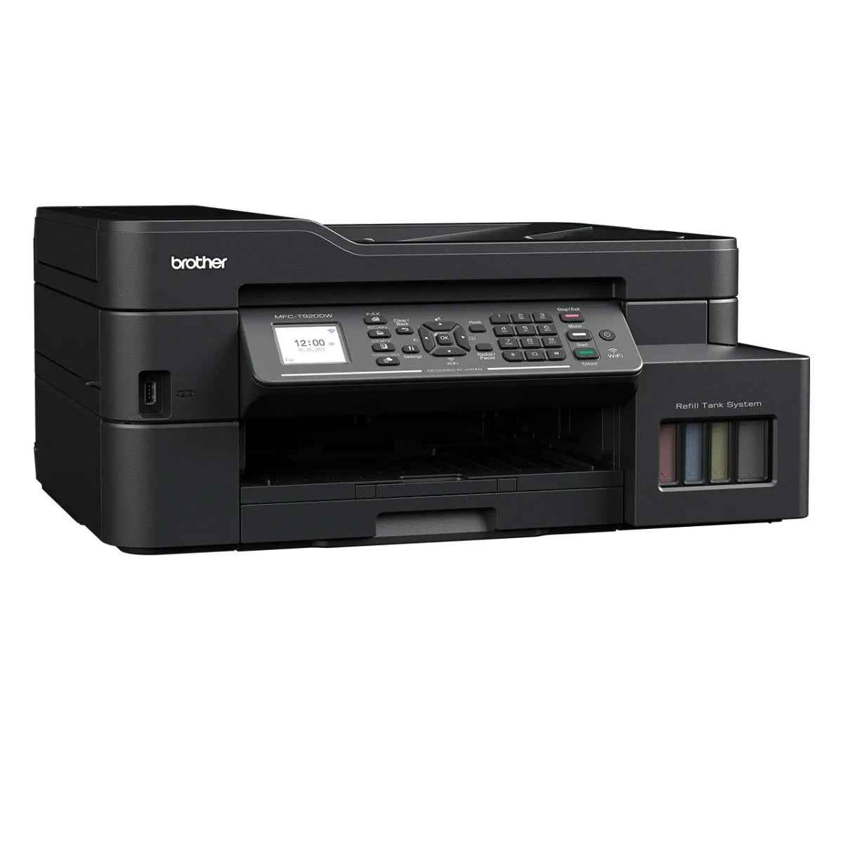 Brother MFC-T920DW Wireless All In One Ink Tank Printer, Automatic 2-Sided Features, Mobile & Cloud Print And Scan, Network Connectivity, High Yield Ink Bottles- MFC-T920DW