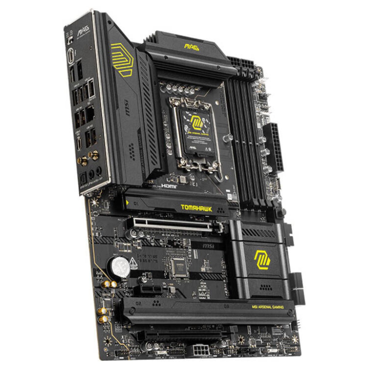 MSI MAG B860 Tomahawk WiFi ATX Motherboard – LGA 1851, DDR5, PCIe 5.0, WiFi 7 & Thunderbolt 4