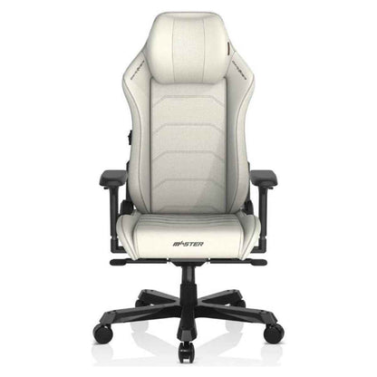 DXRacer 1238S Master Series Gaming Chair | Microfiber Leather Upholstery | 4D Adjustable Armrests | Multi-Functional Tilt Mechanism | High-Density Mold Shaping Foam | XL Size | Black / White