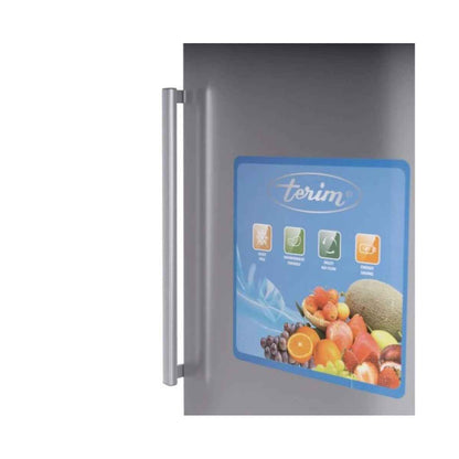 Terim TERUR460SS 373L Upright Refrigerator, No Frost Technology, LED Display Control, Multi Air Flow, Adjustable Shelves, Stainless Steel Finish