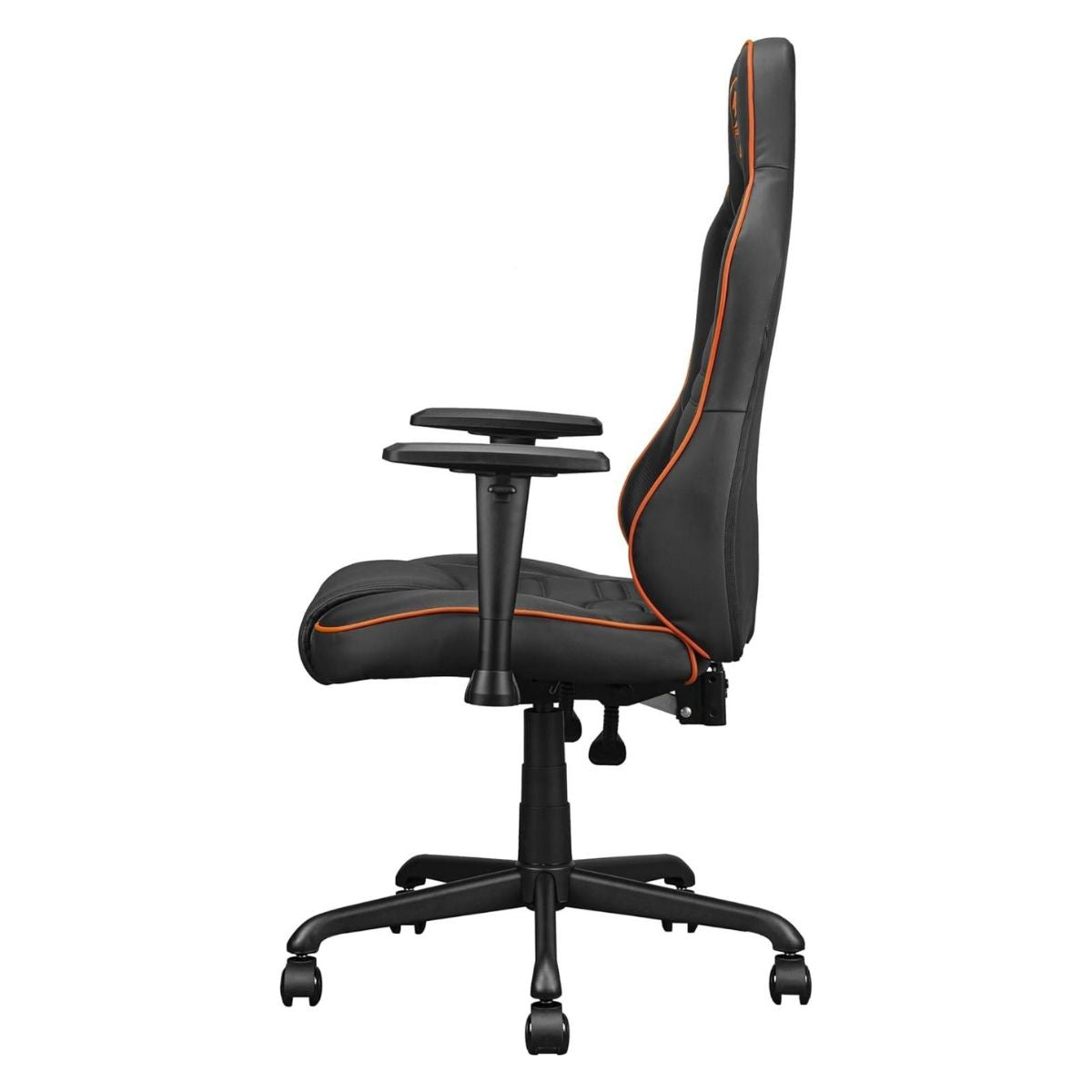 Cougar Fusion S Ergonomic Gaming Chair, PVC Faux Leather, Metal 5-Star Base, , Built-in 3D Curved Lumbar Support, Adjustable Armrest, Class 4 Gas Lift Cylinder, 120 kg