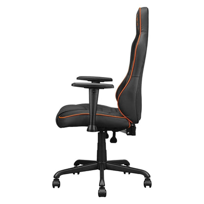 Cougar Fusion S Ergonomic Gaming Chair, PVC Faux Leather, Metal 5-Star Base, , Built-in 3D Curved Lumbar Support, Adjustable Armrest, Class 4 Gas Lift Cylinder, 120 kg