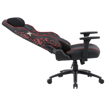 GamerTek Quest Conqueror Chopper Edition Gaming Chair | PU & Fabric | 4D Armrests | Recline | 150kg Capacity | RT00011