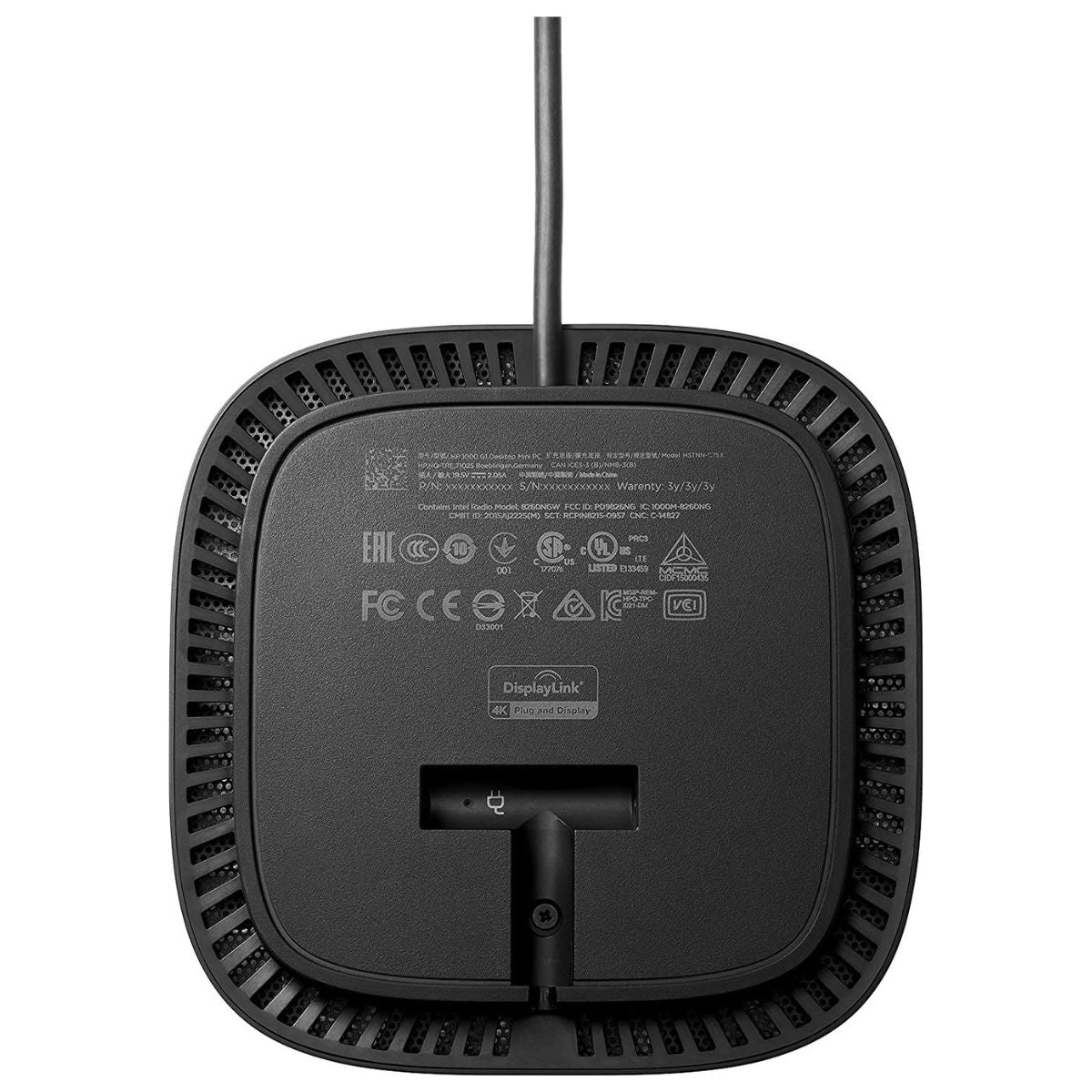 HP USB-C Dock G5 Docking Station, USB-C 3 2 Gen 1 Host Connection, 2 x DisplayPort 1 4, 1 x HDMI 2 0, 2 x USB-A, 1 x USB-C, RJ45 Ethernet Port, Black | 5TW10AA