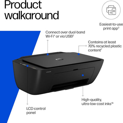 HP DeskJet Ink Advantage Ultra 5127 All-in-One Inkjet Printer – Print, Scan & Copy, Wireless Connectivity | 89F94A