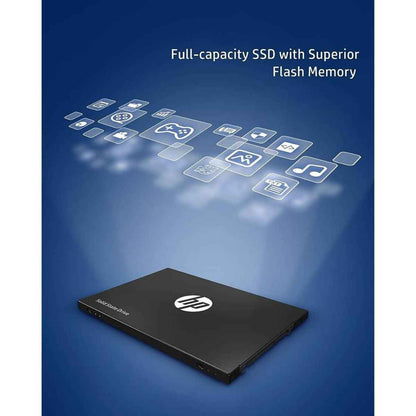 HP S750 SATA III 2.5" SSD – 512GB, Up to 560MB/s Read, 520MB/s Write, 3D NAND | 16L53AA#UUF
