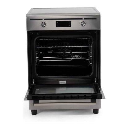 Terim TERIC66ST Freestanding Electric Cooker – Induction, 60 cm Width, Stainless Steel/Black Finish