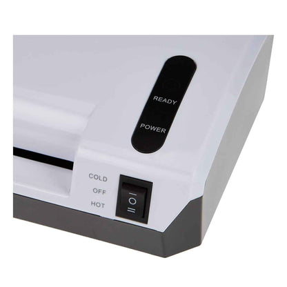 DSB A4 Laminator + Trimmer HQ236 – Hot &amp; Cold Laminating, 2-Roller System, Built-in Cutter, 230mm Width, Compact Portable Design