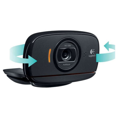 Logitech C525 HD Webcam | 720p HD Video | Autofocus | 360° Swivel Design | Fold-and-Go | 960-001064