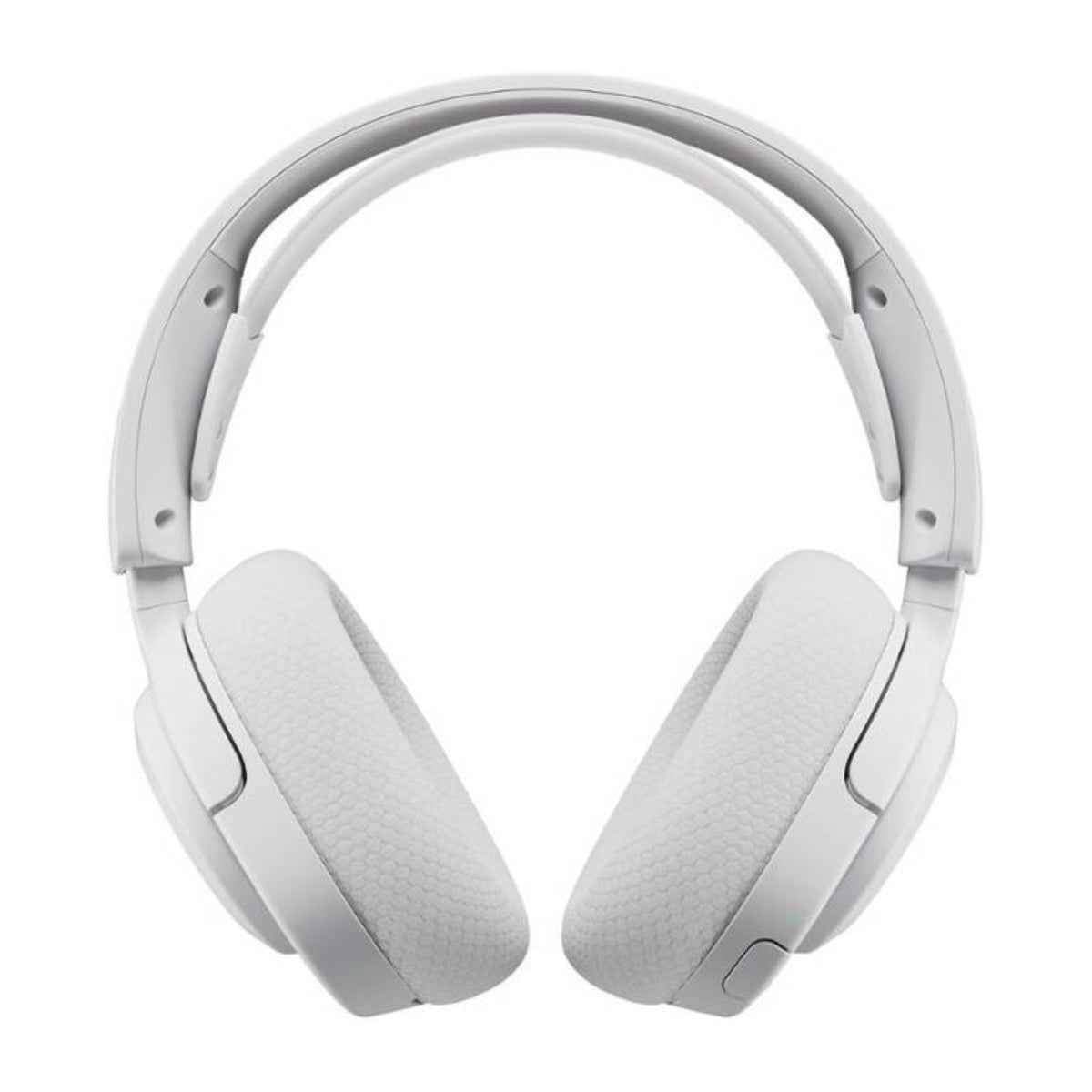 SteelSeries Arctis Nova 5 Wireless Headphones, 40mm Neodymium Drivers, Clear Cast Gen 2.x, Retractable Boom, 360° Spatial Audio, Quick-Switch Wireless, White