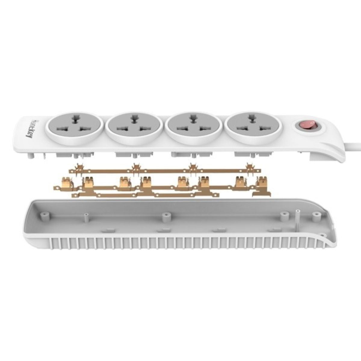 Huntkey SZN401 Power Strip 1.8 Meter | 4 Sockets | 3-Pin UK Plug | PSSZN401HK