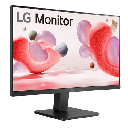LG 24MR400 3-Side Borderless Monitor , 23.8" FHD IPS Display, 100Hz Refresh Rate, 5ms Response Time, AMD FreeSync Technology, D-Sub / HDMI / 3.5mm Audio Port, Black