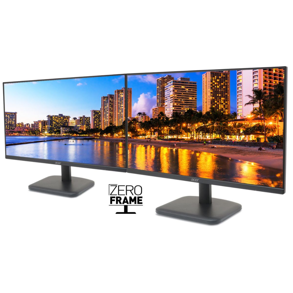 Acer EK241YEbmix 24" FHD IPS Monitor, 100Hz, 1ms VRB, FreeSync, Built-in Speakers, Flicker-Free, Black | UM.QE1EE.E02
