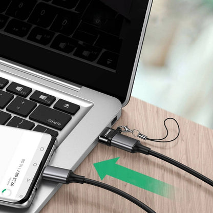 UGREEN US280 USB-C Female to USB-A 2.0 Male Adapter | 480Mbps | Aluminum Alloy | Black | 50568