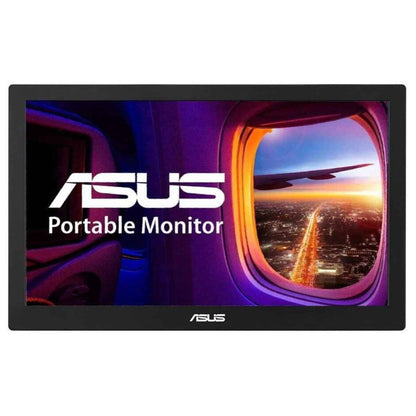 ASUS MB168B Portable Monitor, 15.6" WXGA TN Display, 60Hz Refresh Rate, 11ms Response Time, USB 3.0 Connectivity, Auto-Rotating Display, EzLink Technology, Black | 90LM00I0-B01170