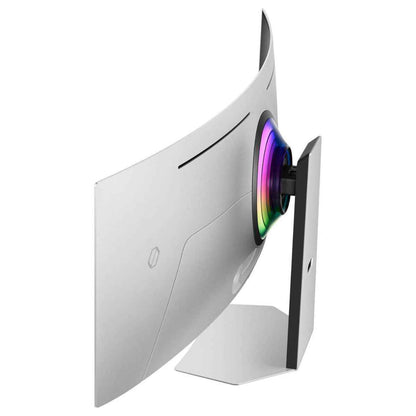 Samsung Odyssey G95SD G9 Gaming Curved Smart Monitor, 49" OLED Display, DQHD Resolution, 240Hz Refresh Rate, 0.03 (GtG) Response Time, FreeSync Premium Pro & G-Sync, White