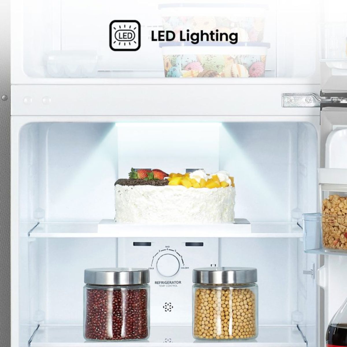 Hisense RT3N328NAB Top Mount Refrigerator, 250L Capacity, Total No Frost, Multi Air Flow, Moisture Fresh Crisper, Reversible Door, Stainless Steel