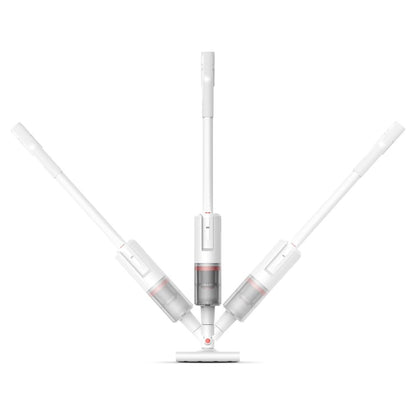 Deerma DX888 3-in-1 Portable Vacuum Cleaner, With 18000Pa Strong Suction Power, 500ml Dust Bag, Handheld Vacuum, Side Cyclone Duct System, Slim Model Structure, White