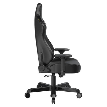 DXRacer Tank Series Gaming Chair, 4D Adjustable Armrests, Magnetic Headrest & Lumbar Support, PU-Coated Silent Casters, 90°~135° Back Recliner, Class 4 Hydraulics, XXL Size, Black | GC/XXLTM23LTA/N