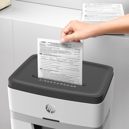HP OneShred 12MC 2806 – Micro-Cut Paper Shredder (Up to 12 Sheets, P-5 Security)