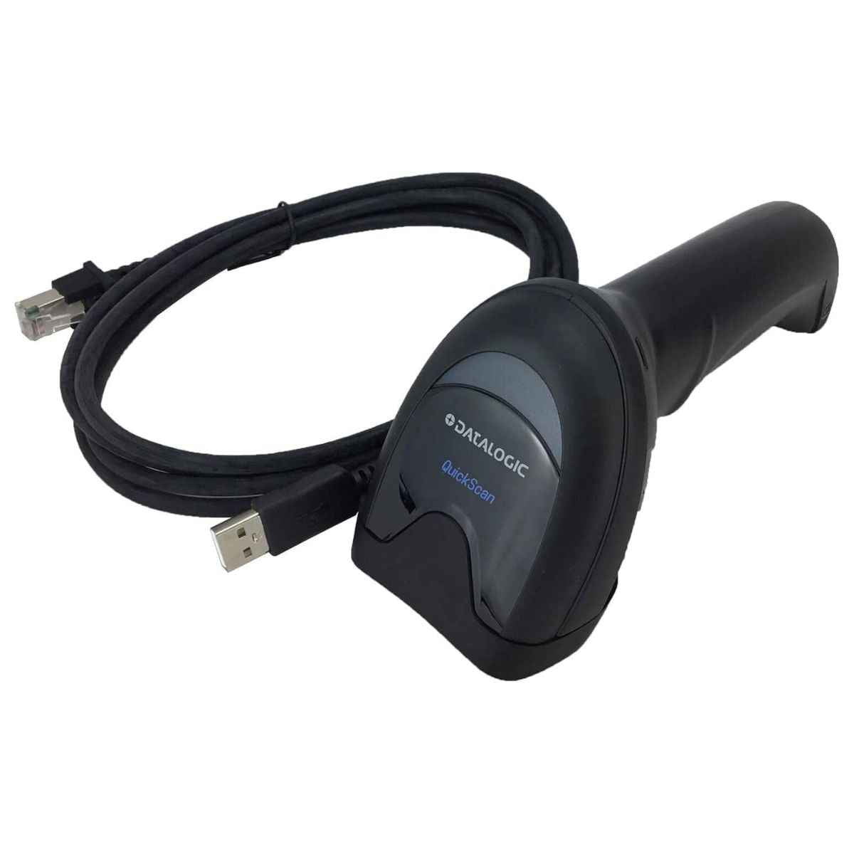 Datalogic Gryphon QuickScan QD2590 Corded Handheld Omnidirectional Area Imager Barcode Scanner, Black, 1D, 2D and Postal Codes with USB Cable