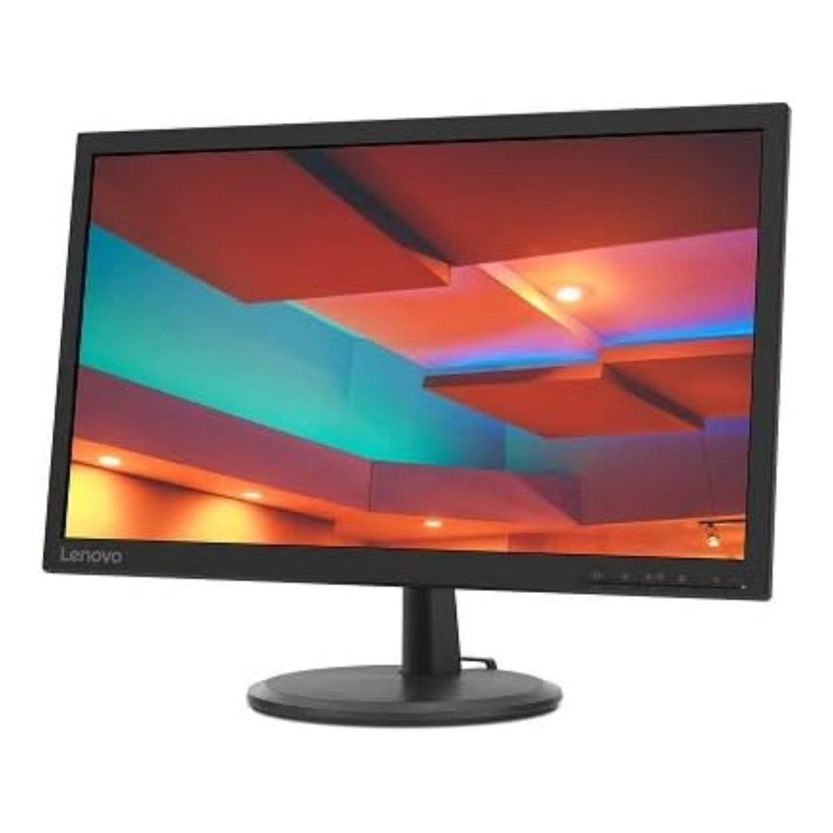 LENOVO C22-20  21.5 Inch FHD Monitor, (1920x1080) TN Display,Response Time 5 ms, Refresh Rate 75 Hz, Vga+Hdmi, Cable Included VGA 1Yrs Black