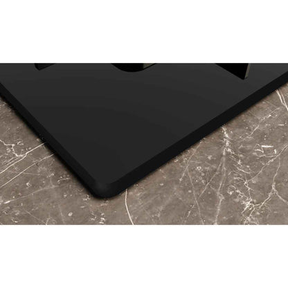 Siemens iQ300 60 cm Gas Hob with 4 Powerful Burners, German Engineering Hob, Espresso Cross Support, and Premium Steel Pan Supports, Model EO6C6PP30M