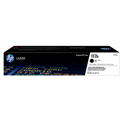 HP 117A Original Laser Toner Cartridge — Standard-Capacity Color & Mono Toners (Yellow-W2072A • Magenta-W2073A• Cyan-W2071A • Black-W2070A)