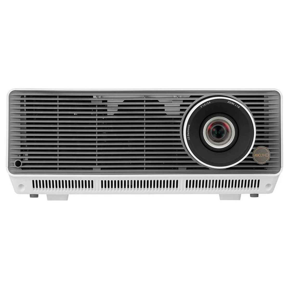 LG ProBeam BU60RG 4K UHD Laser Projector, 6000 ANSI Lumens, 3840x2160 Resolution, 12 Point Warping, Wireless/BT Connection, 1.6x Zoom, HDR10 Compatible, 2xHDMI/USB, White | LGBU60RG.AMA