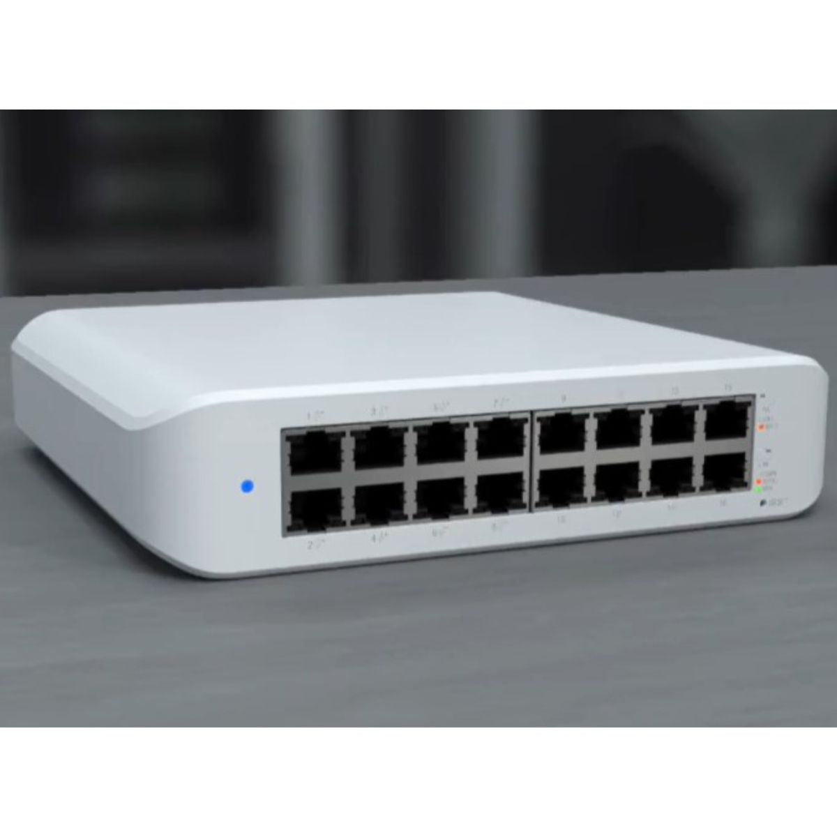 Ubiquiti USW-Lite-16-PoE UniFi 16-Port Cloud Managed Desktop Gigabit PoE+ Switch w/ 8 x PoE+ Ports, 45W Power Budget, 16 Gb/s Switching, Supports UniFi Network Controller | USW-Lite-16-PoE
