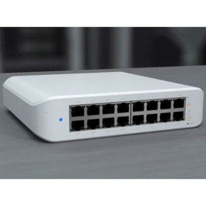 Ubiquiti USW-Lite-16-PoE UniFi 16-Port Cloud Managed Desktop Gigabit PoE+ Switch w/ 8 x PoE+ Ports, 45W Power Budget, 16 Gb/s Switching, Supports UniFi Network Controller | USW-Lite-16-PoE