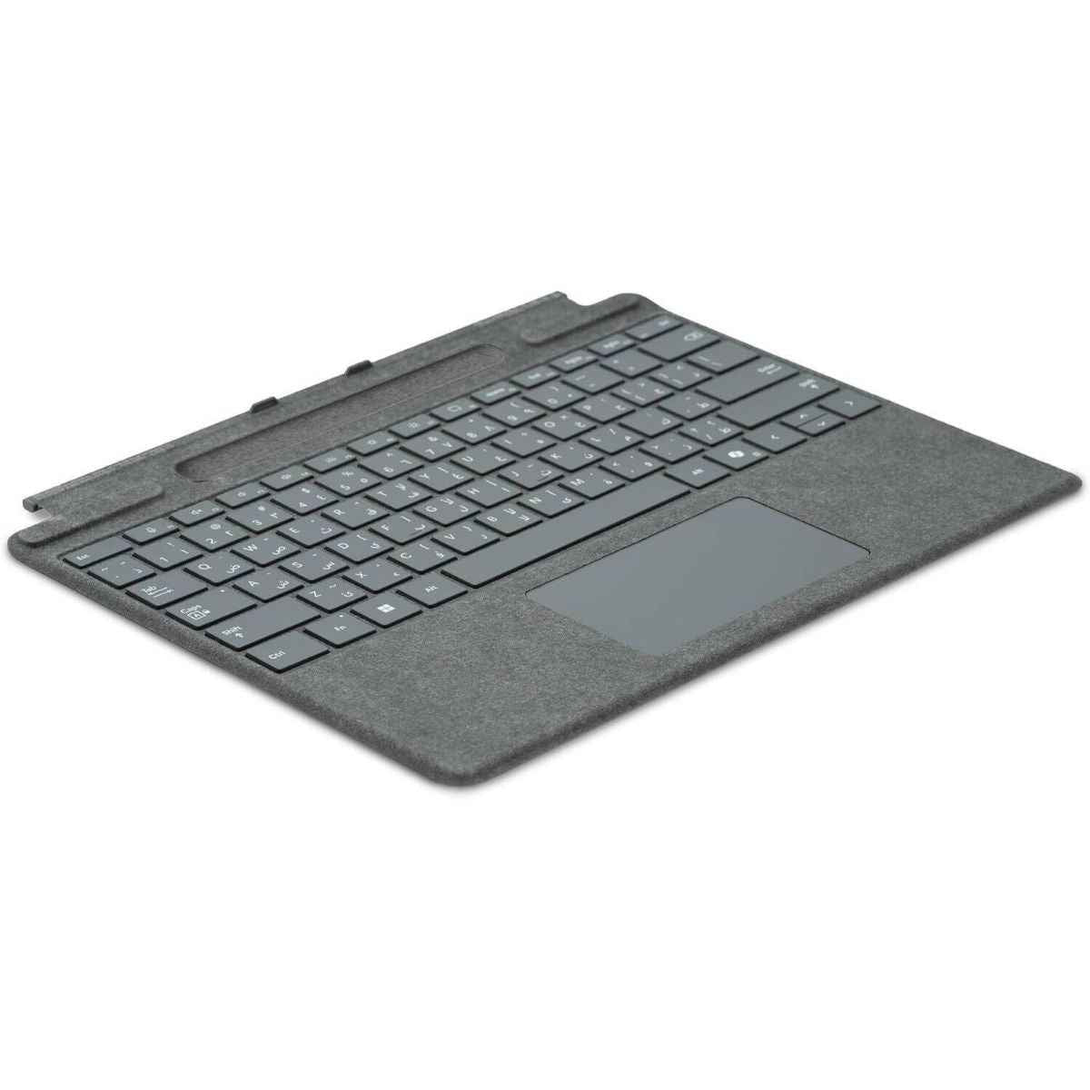 Microsoft Surface Pro 13" Keyboard, English/Arabic Layout, Compatible with Surface Pro (11th Edition), Surface Pro 9, or Surface Pro 8, Platinum | 8XA-00251