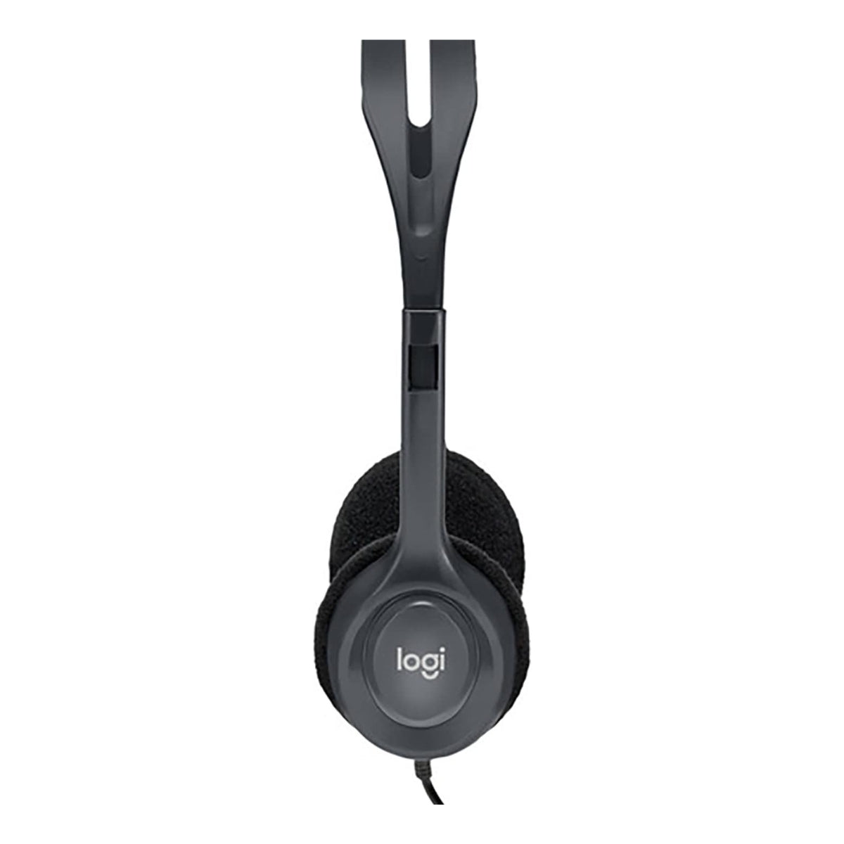 Logitech Stereo Headset H110 with Noise Cancelling Microphone - Black