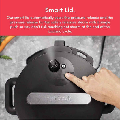 Nutricook Smart Pot 2 6L – NC‑SP204K 9‑in‑1 Electric Multicooker with 12 Smart Programs