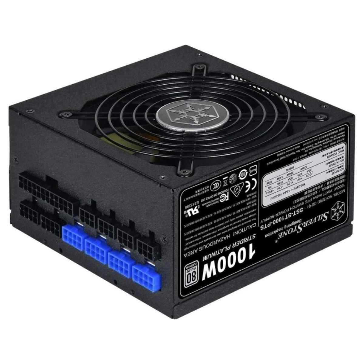 SilverStone Technology 1000 Watt Fully Modular 80 Plus Platinum Power Supply in Ultra Compact 140mm in Depth