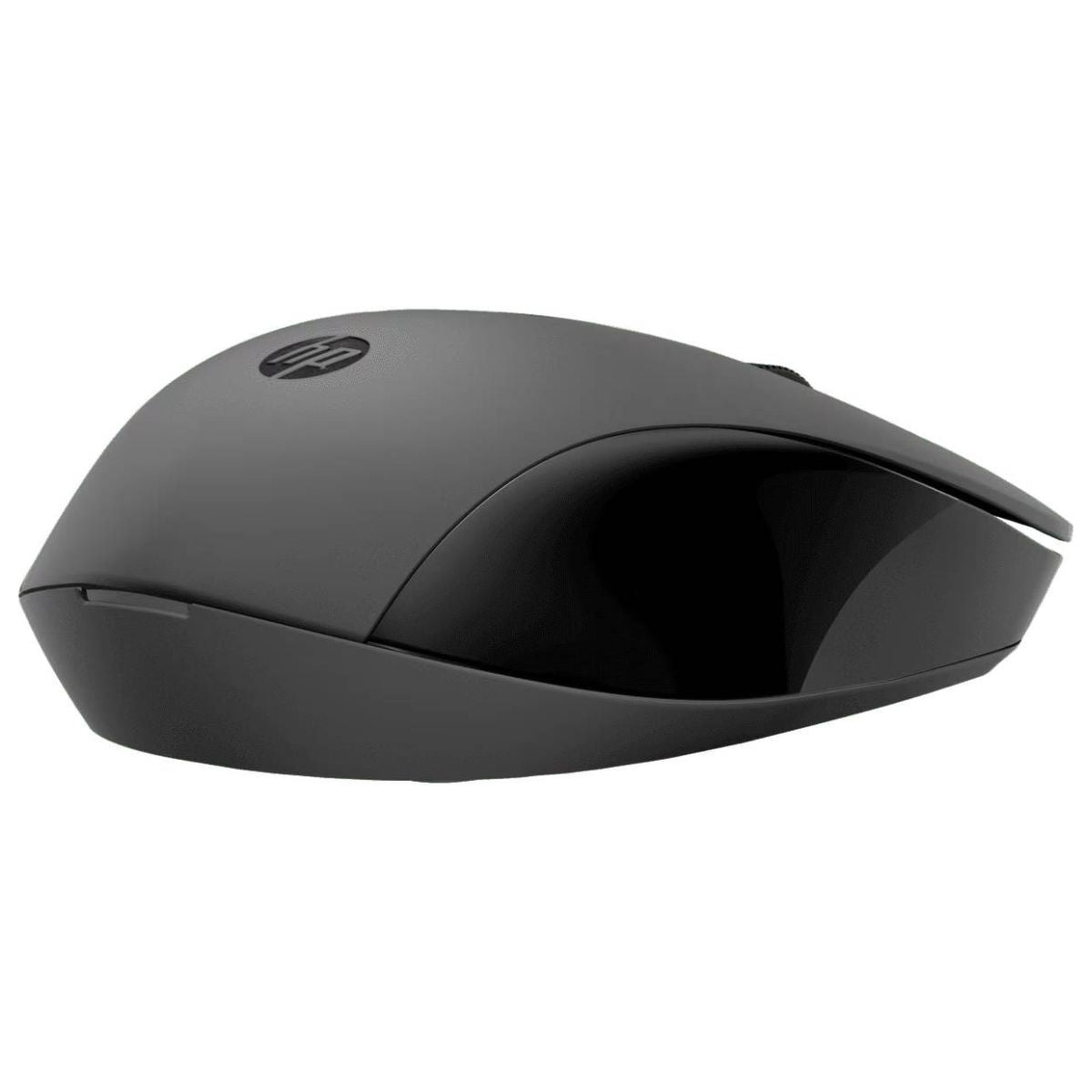 HP 150 Wireless Optical USB Mouse with a 2.4 GHz Simple Dongle, 1,600 DPI Optical Sensor, Ambidextrous Design, 3 Buttons, Ergonomic, USB-A, Black | 2S9L1AA