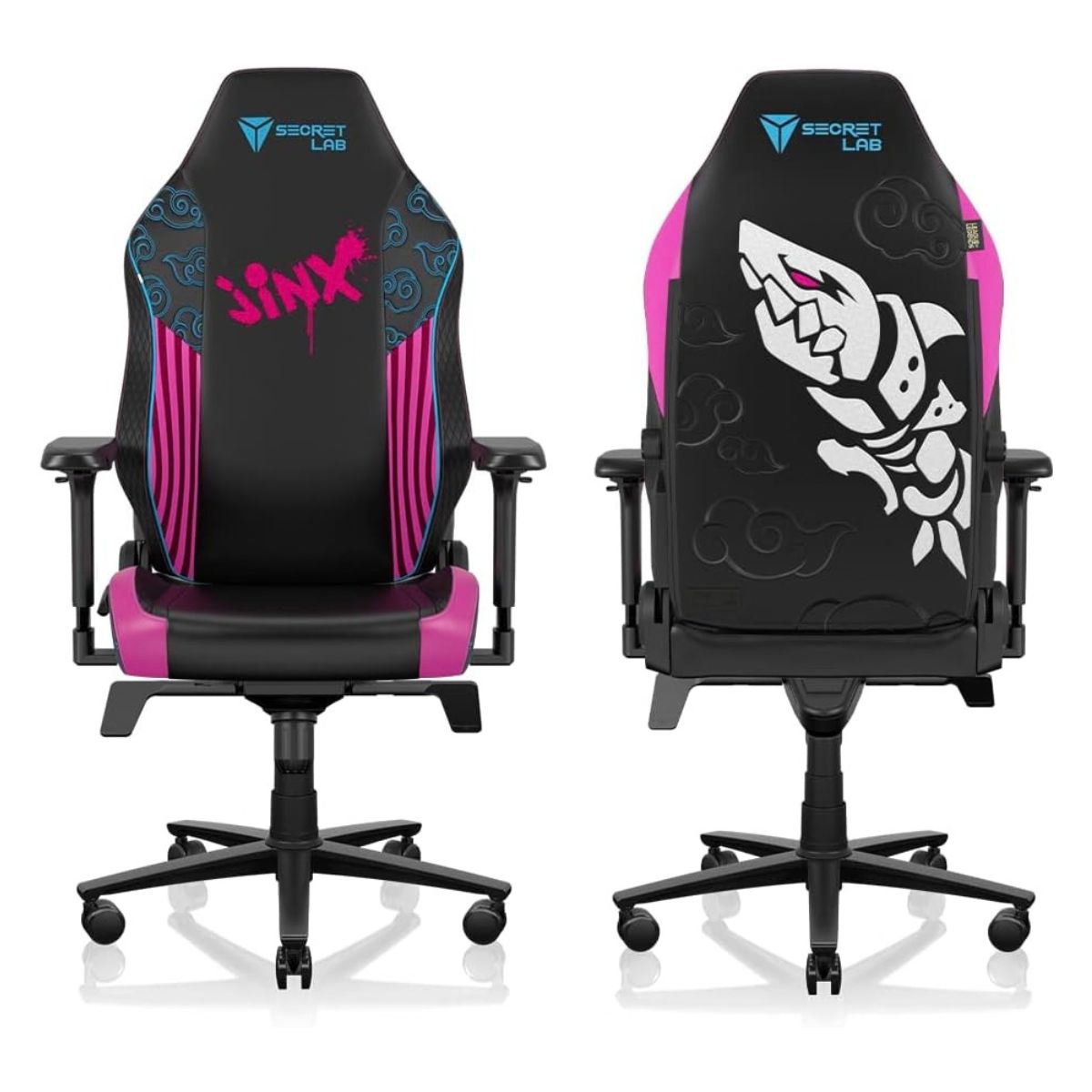 Secretlab TITAN Evo Jinx Regular Gaming Chair | NEO Hybrid Leatherette | 4D Armrests | 165° Recline | M-E24PU-JINXX