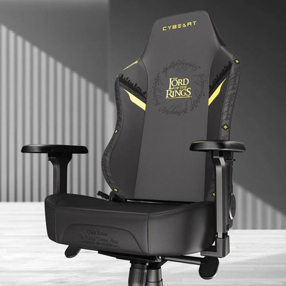 Cybeart Lord of the Rings Blacked Licensed Edition Gaming Chair | Supreme PU Leather | Cold-Cured Foam | 4D Armrests | 165° Recline | 150kg | LRB