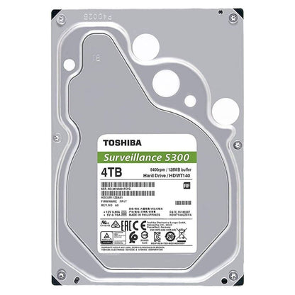 Toshiba S300 Surveillance HDD – 3.5" SATA Internal Hard Drive (2TB / 4TB / 6TB / 8TB) for DVR & NVR 24/7 Recording