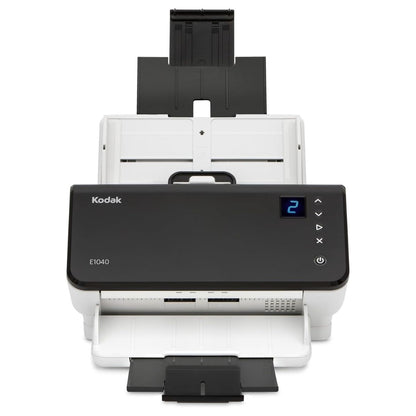 Kodak Alaris E1040 Scanner, 40ppm/80ipm Speed, 600dpi Optical Resolution, Up to 80 Sheets Feeder Capacity, Up to 5,000 Pages Per Day, White/Black | 8011892