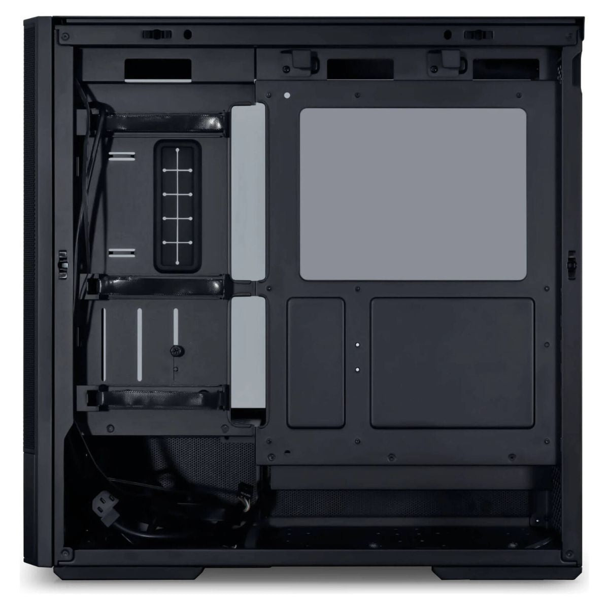 Lian Li Lancool 207 Digital Mid Tower PC Case, 6" LCD Display, 4x Pre-Installed Fans, 360mm Radiator Support, Tempered Glass, Black | LAN207DX