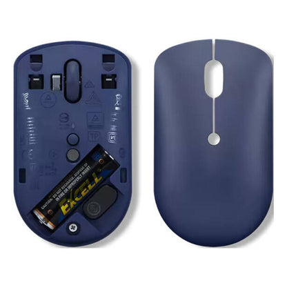 Lenovo 540 USB-C Wired Compact Mouse | 4 Buttons | Adjustable Up to 2400 DPI | Ambidextrous | Abyss Blue | GY51D20878