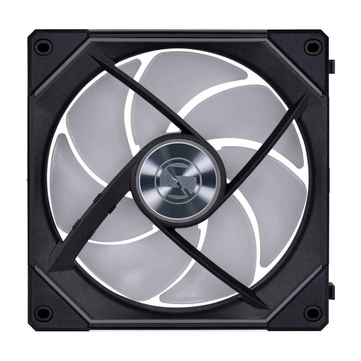 Lian-Li UNI FAN SL Infinity 140 Case Fan – 1600 RPM, 72.7 CFM Airflow, Fluid Dynamic Bearing, Single Pack | Black / White