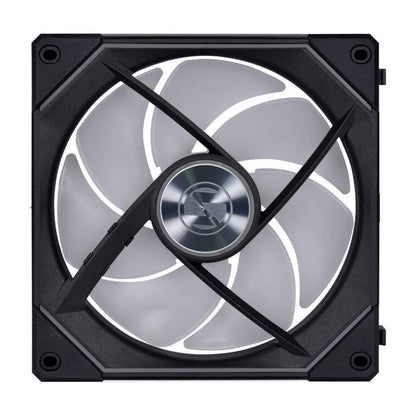 Lian-Li UNI FAN SL Infinity 140 Case Fan – 1600 RPM, 72.7 CFM Airflow, Fluid Dynamic Bearing, Single Pack | Black / White