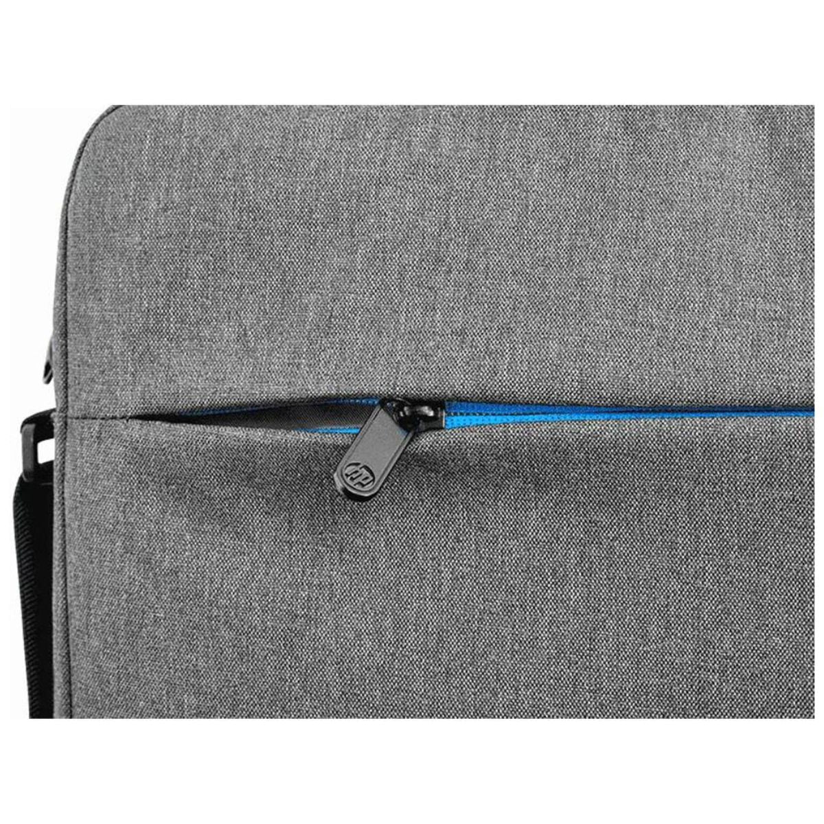 HP Prelude 15.6" Topload Laptop Bag, 14.50 L Capacity, Handle Luggage Strap, Shoulder Strap Carrying, Zipper Closure, Grey | 1E7D7AA