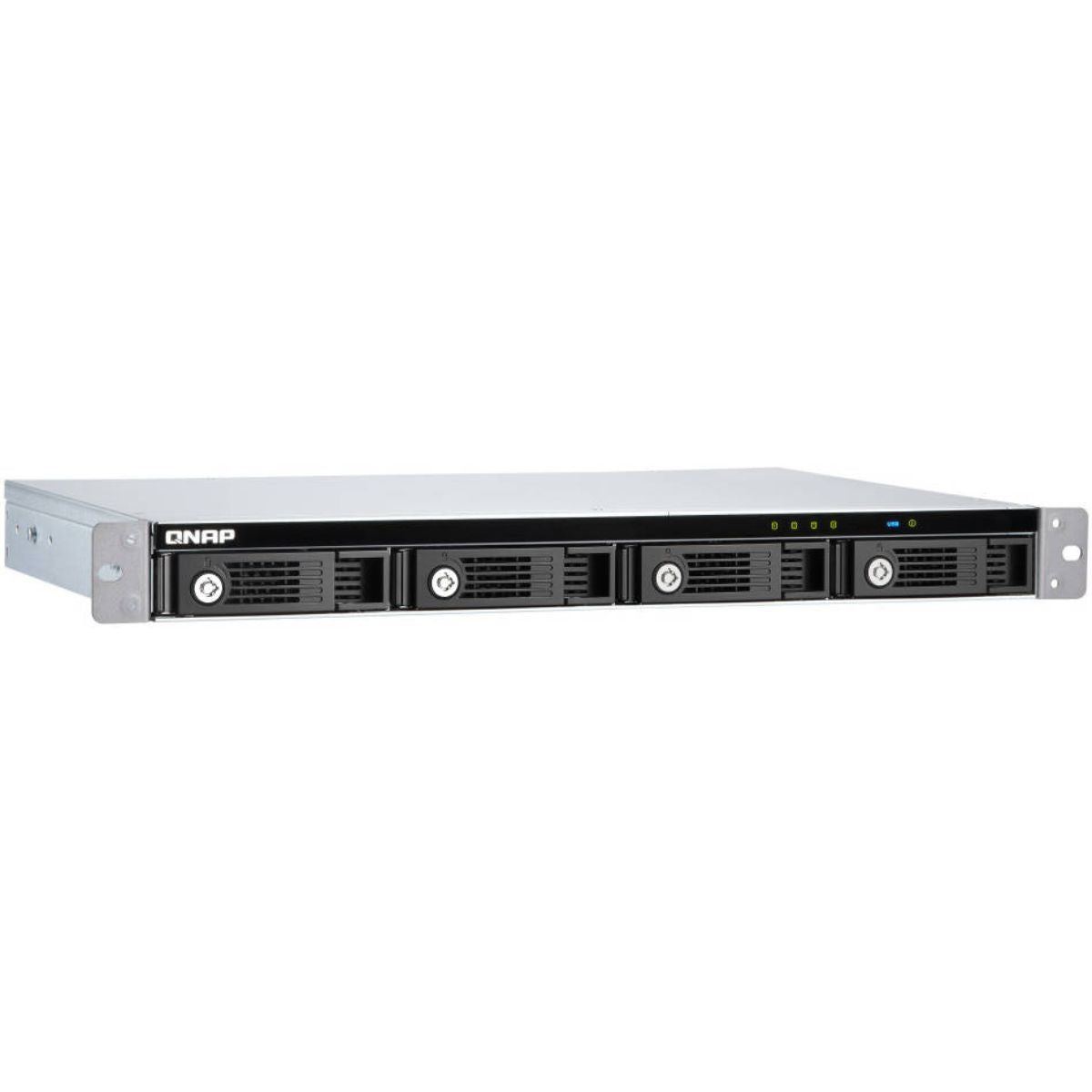 QNAP TR-004U 4-Bay 1U Short-Depth Rackmount RAID Enclosure – USB Type-C, SATA HDD/SSD Expansion