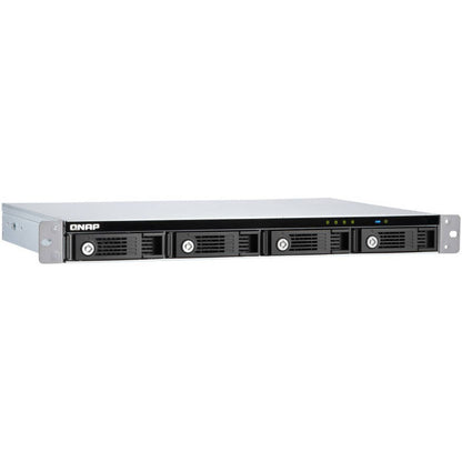 QNAP TR-004U 4-Bay 1U Short-Depth Rackmount RAID Enclosure – USB Type-C, SATA HDD/SSD Expansion